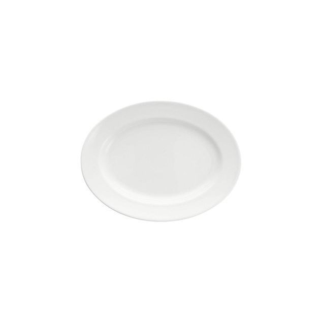 SNOW Platter with rim oval 24cm - H:25cm