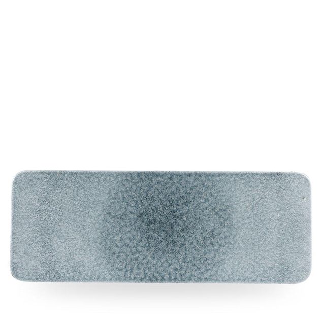 Raku Topaz Blue Rect Tile 37.6 X 14Cm