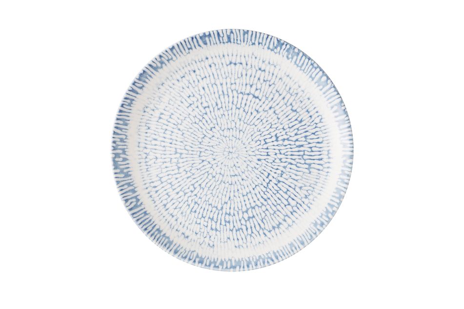 Inked Cascade Indigo Evolve * Coupe Plate * 28.8cm