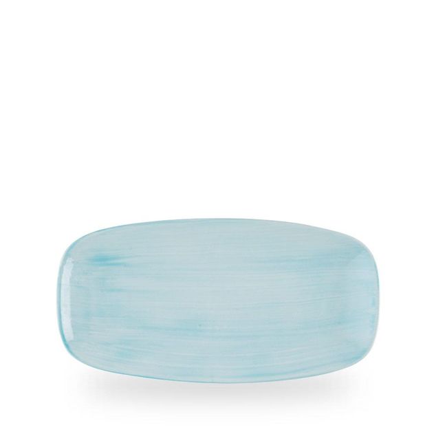 Stonecast Canvas Breeze Chefs Oblong Plate 29.8cm x 15.3cm