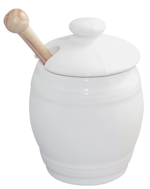 Essentiels Mustard Gryte Med Slikkepott White