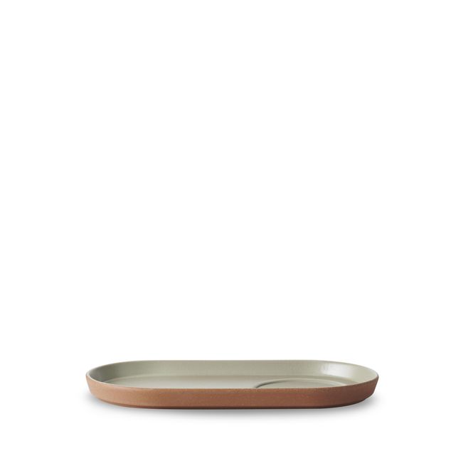 CONTRE JOUR Tea Saucer 19X10cm Almond green