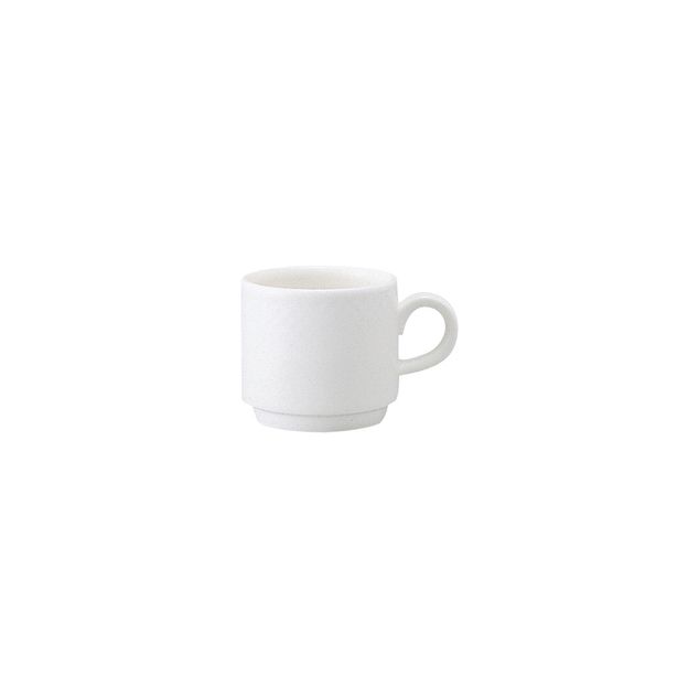 Easy white Cup N.4 stackable 115x55mm 0,18L