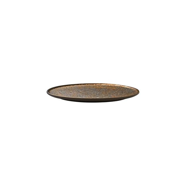 NIVO METALLIC Plate flat coupe - Ø17cm - H:17cm