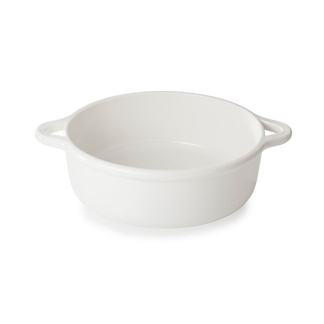 Bombance Round Cocotte 29Cm Induction Without Lid Alabaster White