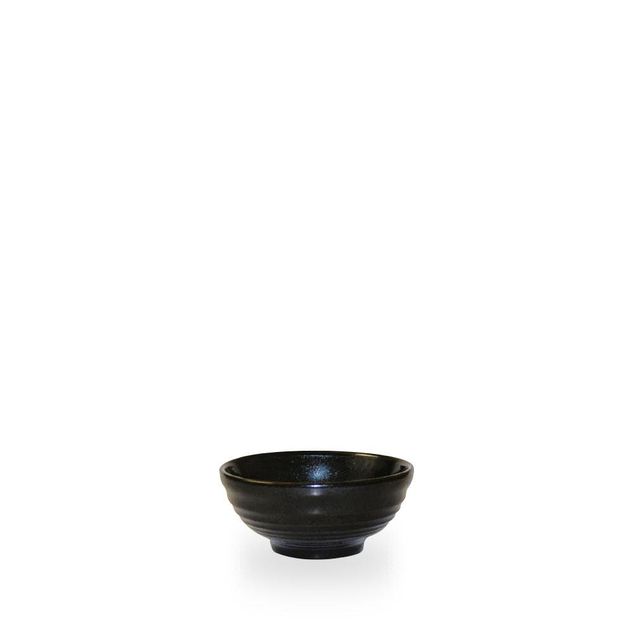 Oynx Black Ripple Snack Bolle 12 X 5.7Cm