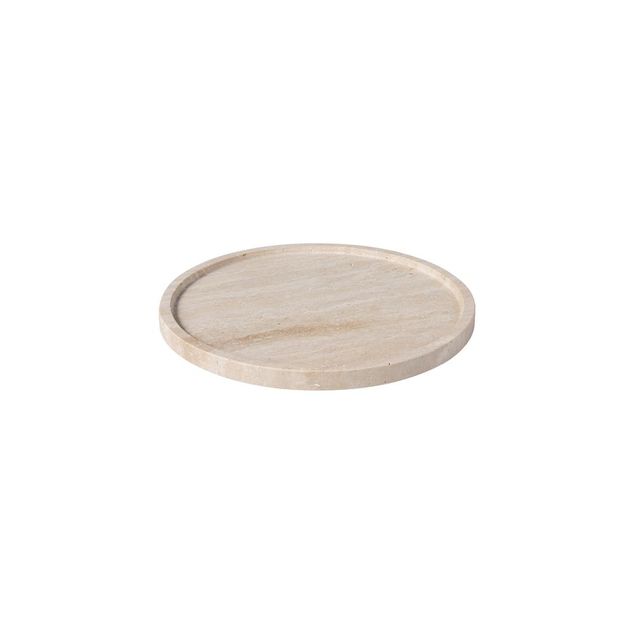 Manufacture Travertine Serving platter 24,5 cm 1.21kg