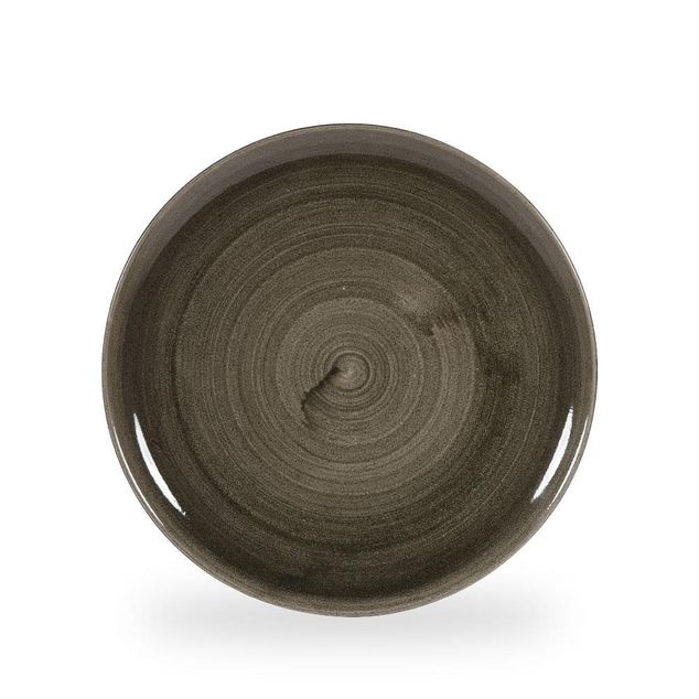 Stonecast Patina Iron Black Evolve Coupe Tallerken 28.8Cm