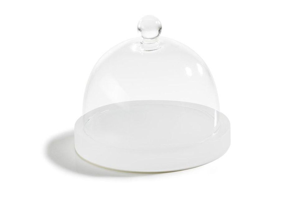 Podium B&B Tallerken Med Dome Nacryl White