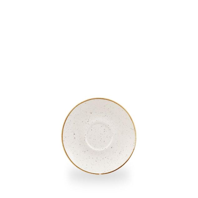 Stonecast Barley White Cappuccino Saucer 15.6Cm