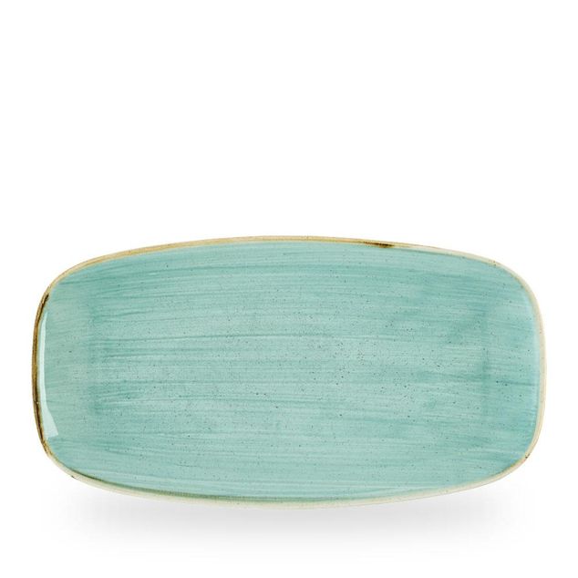 Stonecast Mint Chefs Oblong Plate 35,5x18,9cm