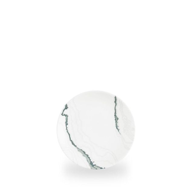 Inked Tide Accents Green / Evolve Coupe Plate  / 16.5cm