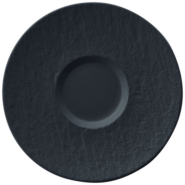 The Rock Black Shale Saucer 170x170x20mm