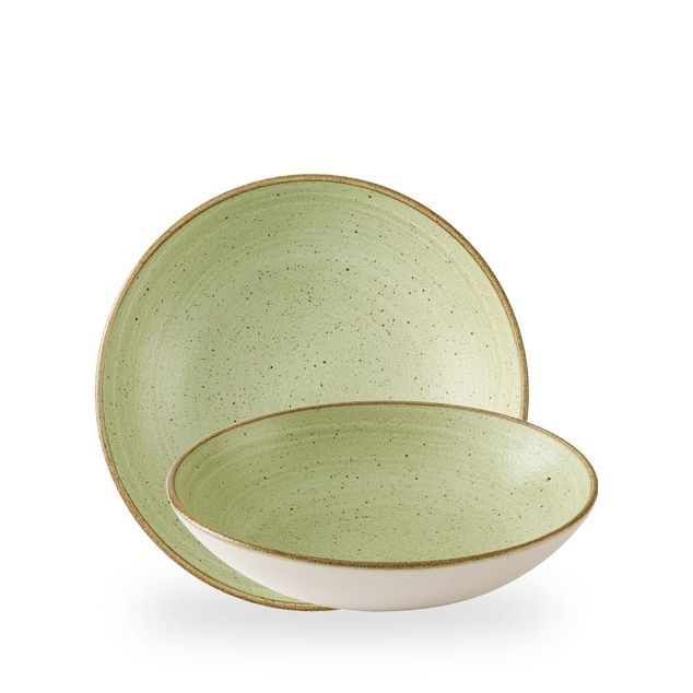 Stonecast Raw Green Evolve Coupe Bowl 24.8cm 113.6cl