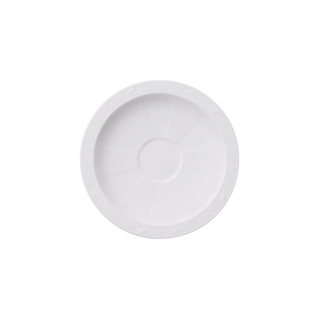 White Pearl Saucer espresso cup 13 cm 110g
