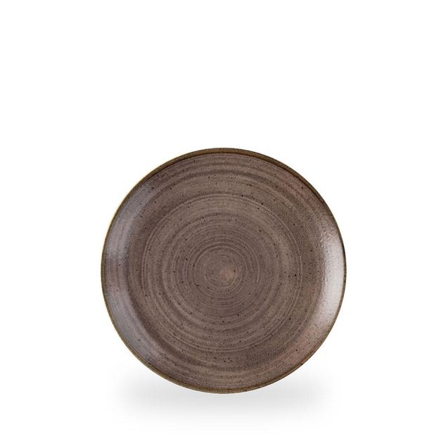 Stonecast Raw Brown Evolve Coupe Tallerken 21.7Cm