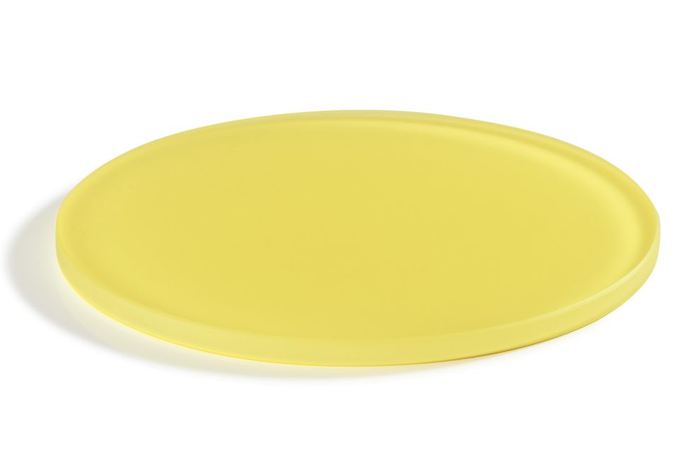 Rund Fat Nacryl Lemon