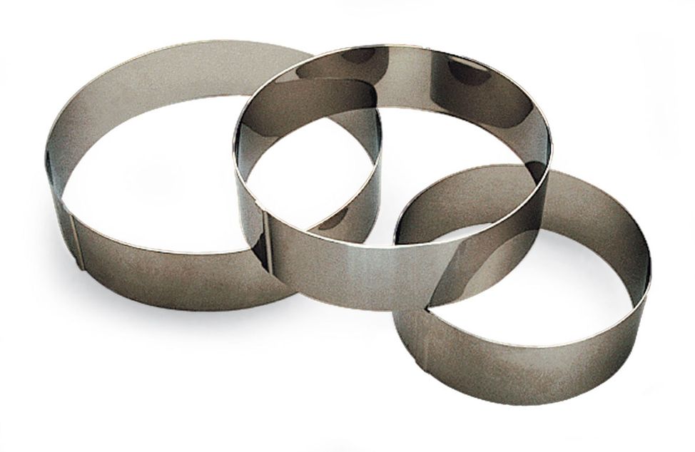 GOBEL St/st pastry ring - Thickness 6/10th - Ø80 mm h50 mm