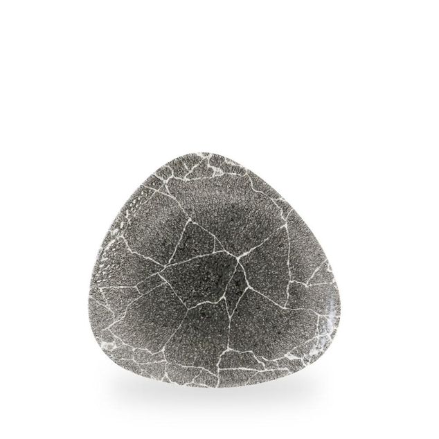 Kintsugi Reverse Quartz Black Lotus Plate 22,9cm