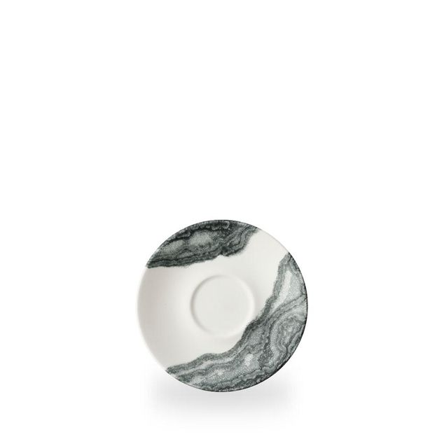 Tide Black Cappuccino Saucer 15.6cm