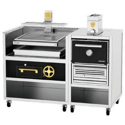 Josper Combo S, Single Charcoal oven and Basque grill combo (76), two modules in one