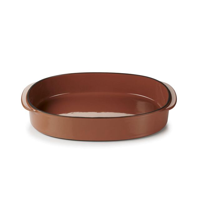 Caractere Rektangulæroblong Ildfast 34X25Cm Cinnamon