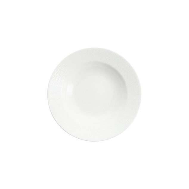 AMANDA WHITE Plate deep with rim - 400ml - Ø24,3cm - H:45cm