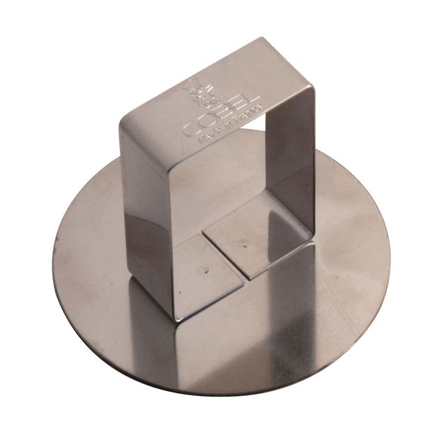 GOBEL St/st round pusher - Ø88 mm h47 mm