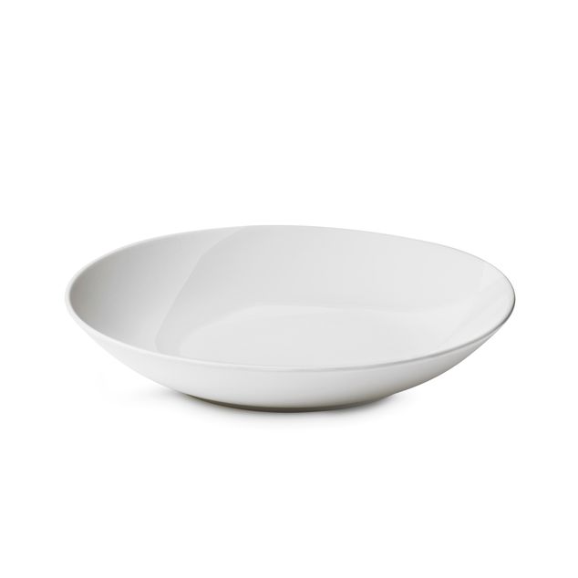 CONFLUENCE Deep Coupe Plate 24Cm Coconut milk Alabaster white