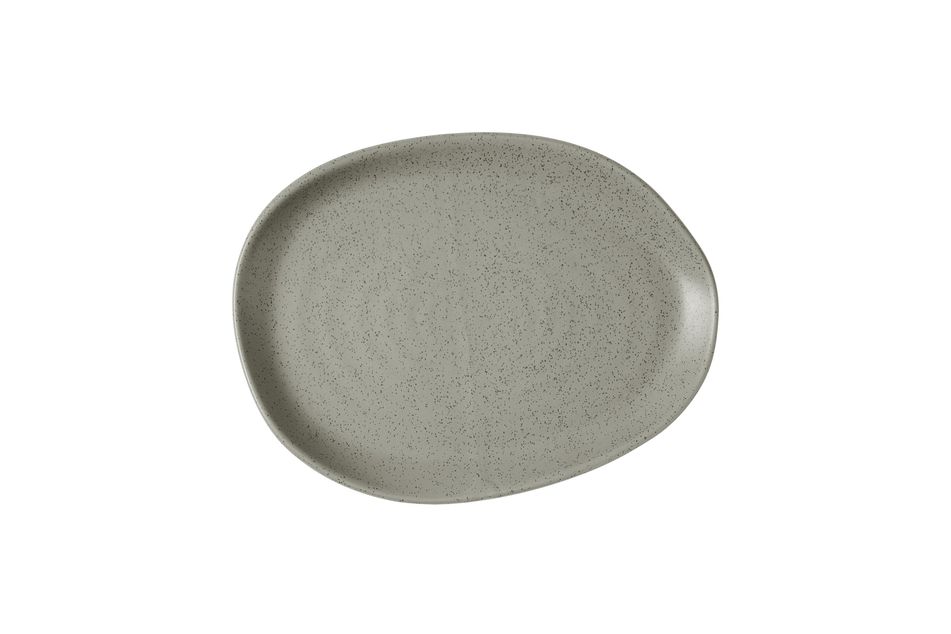Stonecast Grey Natural Organic Platter * 26 x 20cm