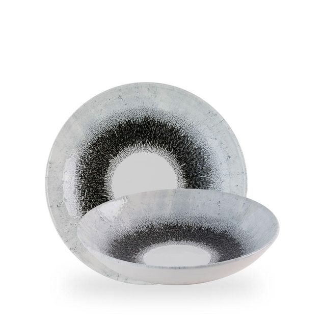 Studio Prints Fusion Black Evolve Coupe Bowl 24.8cm
