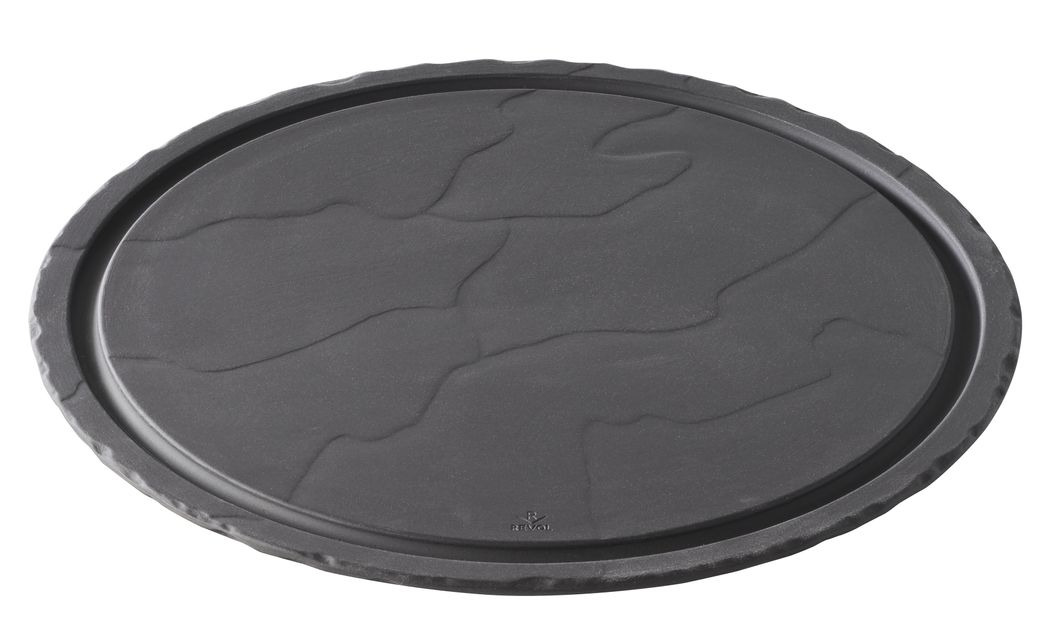 Basalt Rund Steak Tallerken 30Cm Matt Slate Style