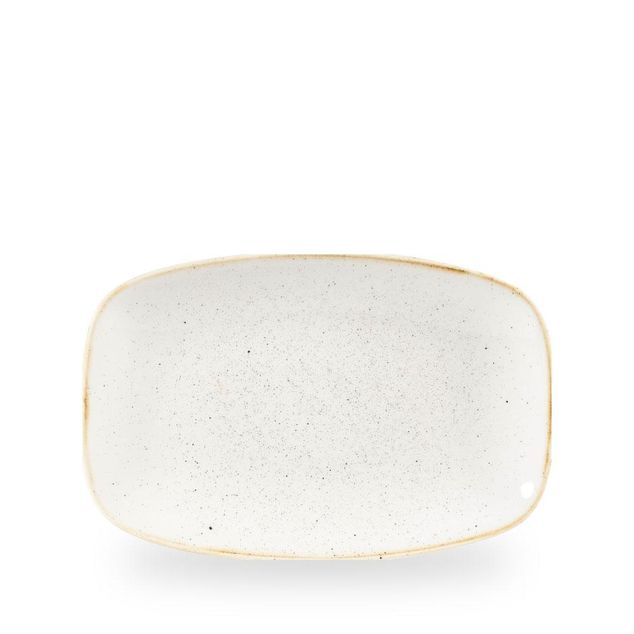Stonecast Barley White Oblong Chefs Tallerken 30 X 19.9Cm