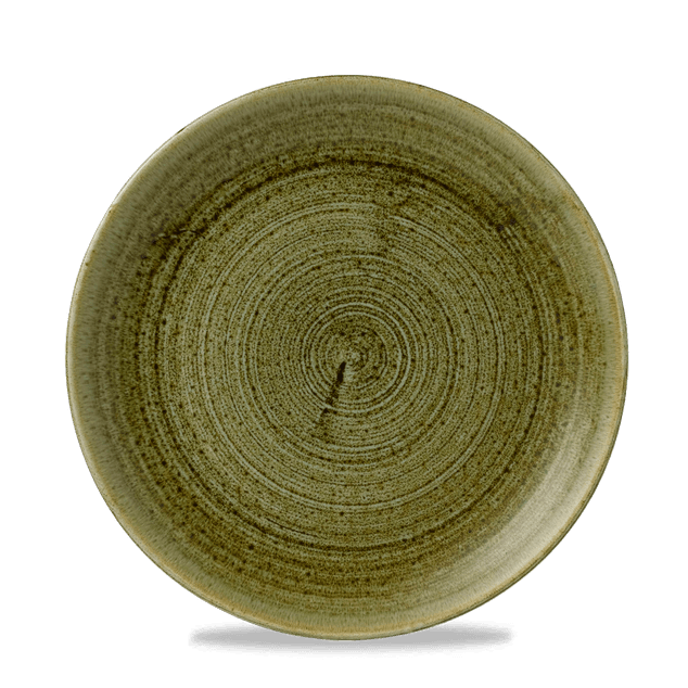 Stonecast Plume Olive Evolve Coupe Tallerken 21.7Cm