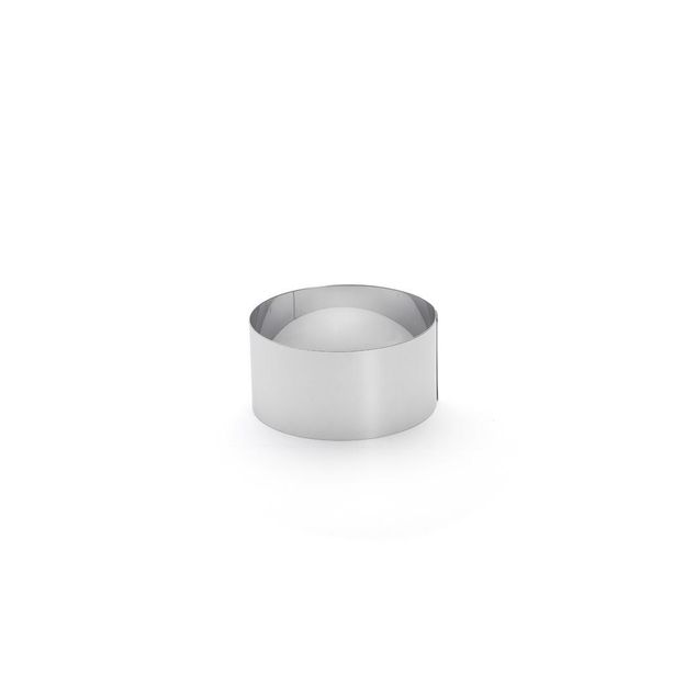 St. Steel Round Ring Dia:12 Cm Ht 6 Cm