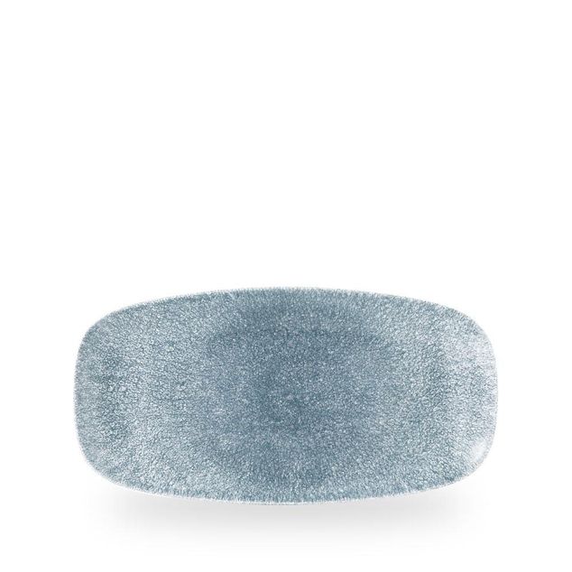 Raku Topaz Blue Chefs Oblong Tallerken 29.8 X 15.3Cm