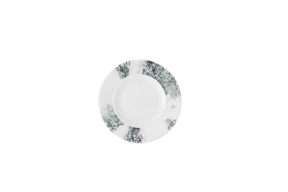 Churchill Ambience Smoke black Standard Rim Plate 16.2cm
