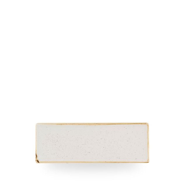 Stonecast Barley White Oblong Plate 24.7 x 8.8cm