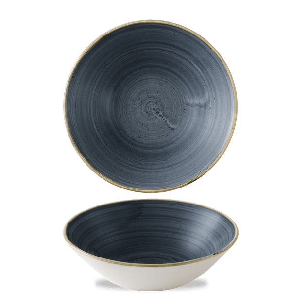 Stonecast Blueberry Evolve Deep Coupe Bowl 22.2cm H: 6.5cm 110cl