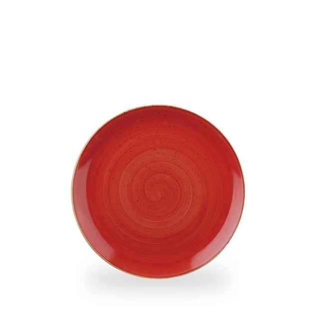 Stonecast Berry Red Evolve Coupe Tallerken 21.7Cm