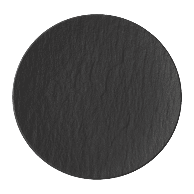 The Rock Black Shale Flat coupe plate 155x155x20mm