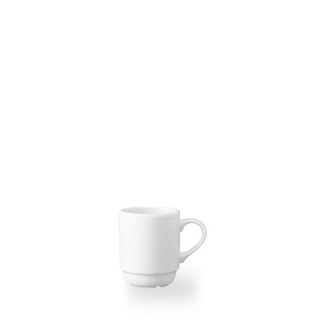 White Stacking Mug 28Cl H: 9.5Cm