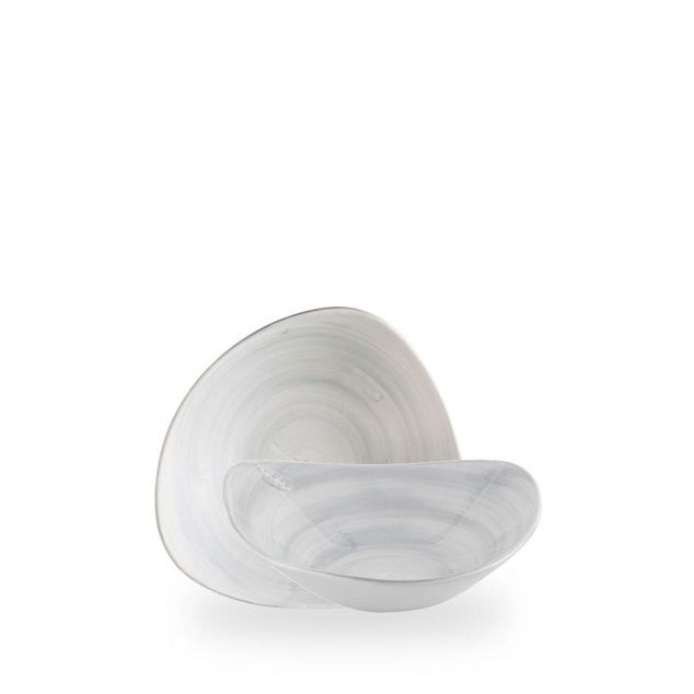 Stonecast Canvas Grey Lotus Bowl 18.5cm 37cl
