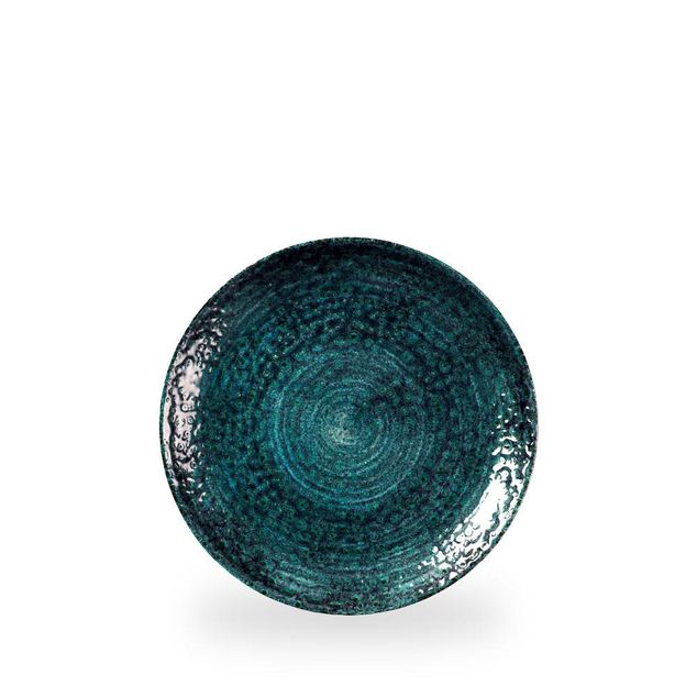 Homespun Chroma Blue Evolve Coupe Plate 21,7cm