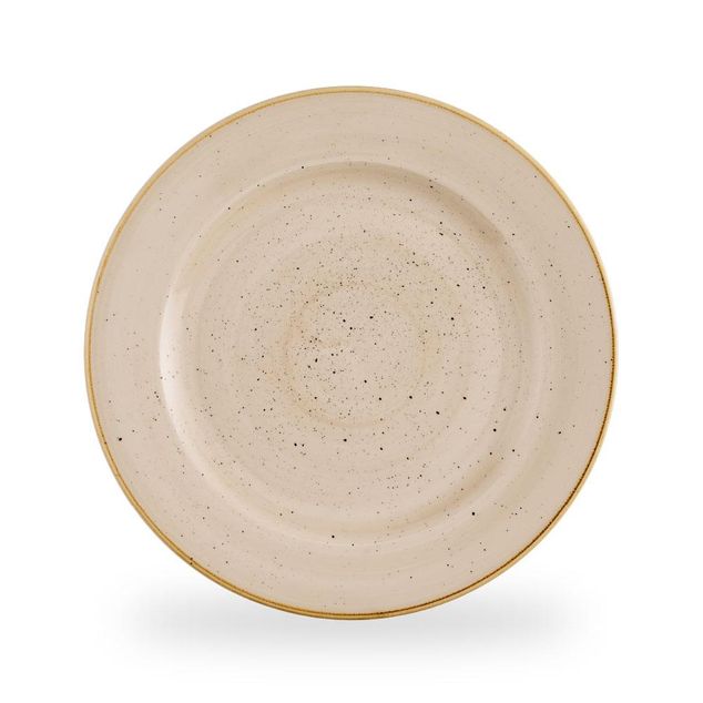 Stonecast Nutmeg Cream / Profile Plate  / 30.5cm