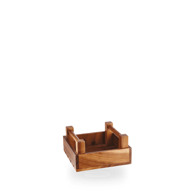 Wood Sq Crate 20 X 20 X 10Cm