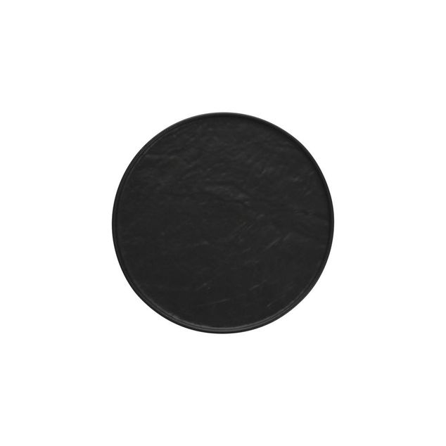 NATURE DARK Plate flat round - Ø22cm - H:10cm