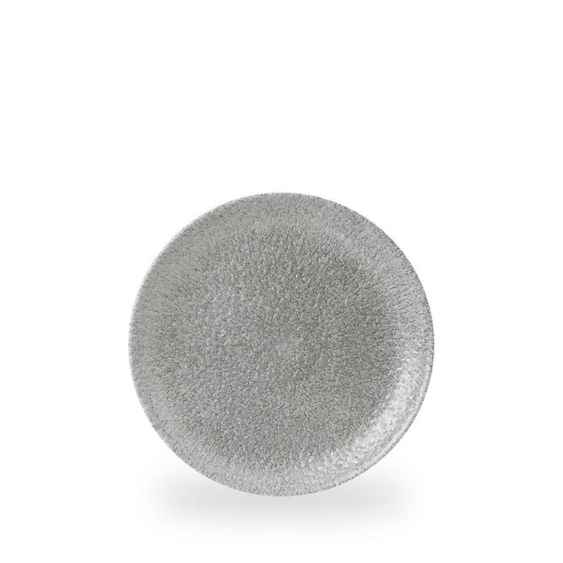 Raku Jasper Grey Evolve Coupe Tallerken 21.7Cm