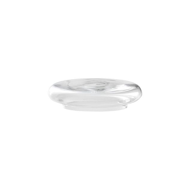 GRAVITY Raised Plate 132x33mm crystal - H:33cm
