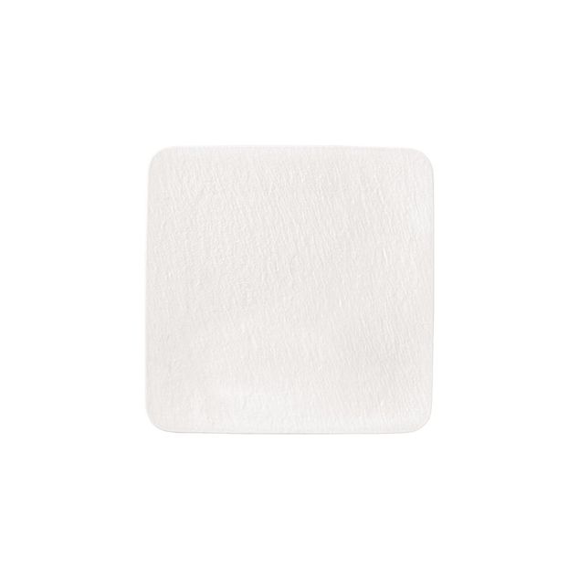 Manufacture Rock blanc Square serving plate/gourmet plate 1.27kg